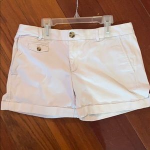 Banana Republic White Shorts Size 6